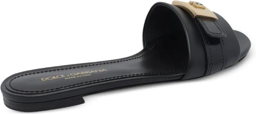 Dolce & Gabbana Sandalen met logoplakkaat Zwart - Foto 3