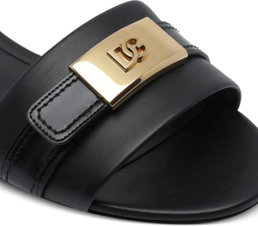 Dolce & Gabbana Sandalen met logoplakkaat Zwart - Foto 2