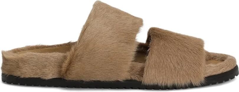 Dolce & Gabbana Sandalen met twee bandjes Bruin