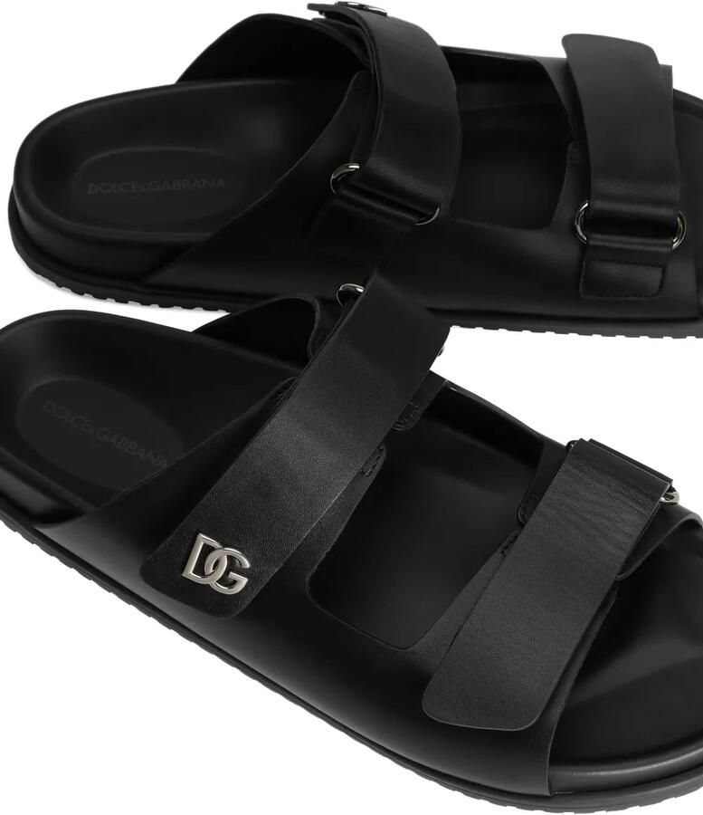Dolce & Gabbana Sandalen van kalfsleer Zwart - Foto 2