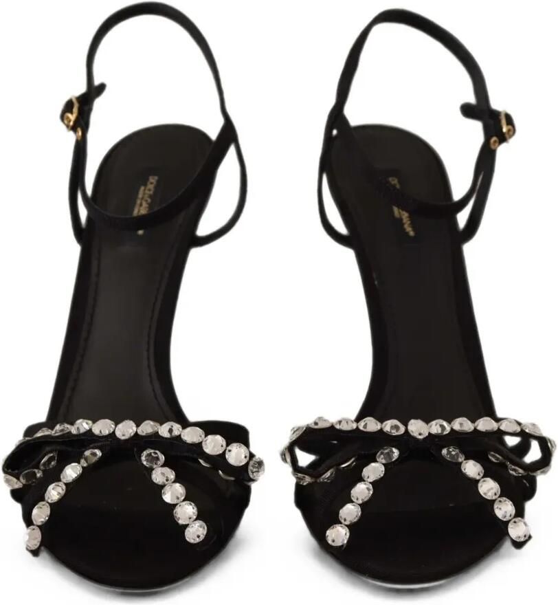 Dolce & Gabbana Sandalen verfraaid met kristal Zwart - Foto 2