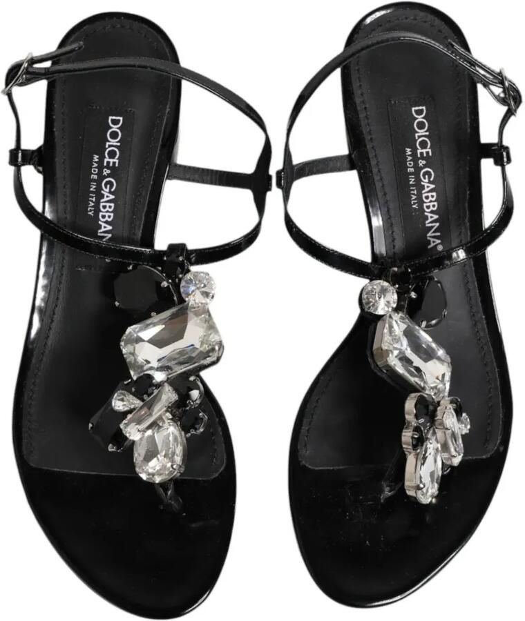 Dolce & Gabbana Sandalen verfraaid met kristallen Zwart - Foto 2