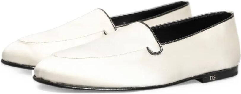 Dolce & Gabbana satin loafers Beige - Foto 2