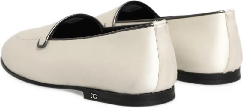 Dolce & Gabbana satin loafers Beige - Foto 4