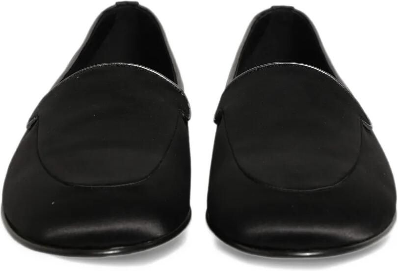 Dolce & Gabbana satin logo-plaque loafers Zwart - Foto 2