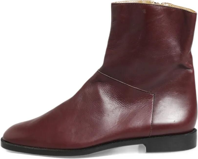 Dolce & Gabbana side-zip leather ankle boots Rood - Foto 2