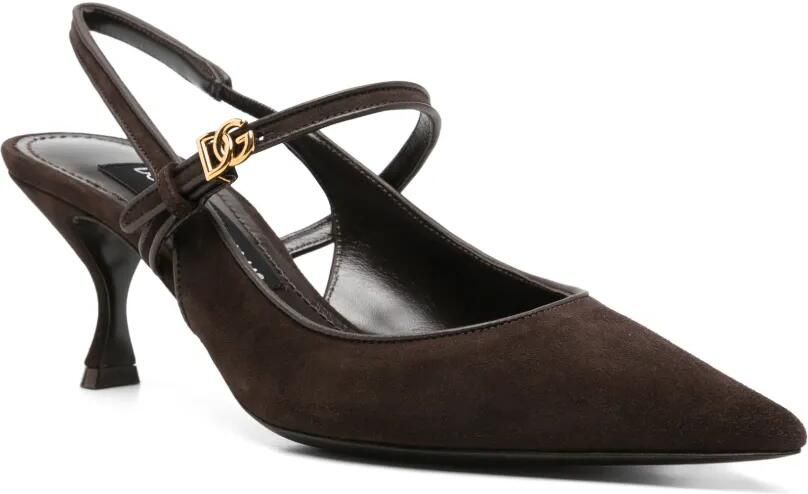 Dolce & Gabbana Slingback pumps Bruin - Foto 2