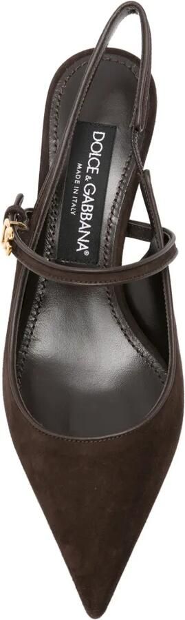 Dolce & Gabbana Slingback pumps Bruin - Foto 4