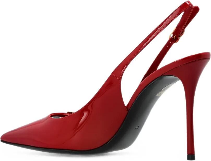 Dolce & Gabbana Slingback pumps met logoplakkaat Rood - Foto 3