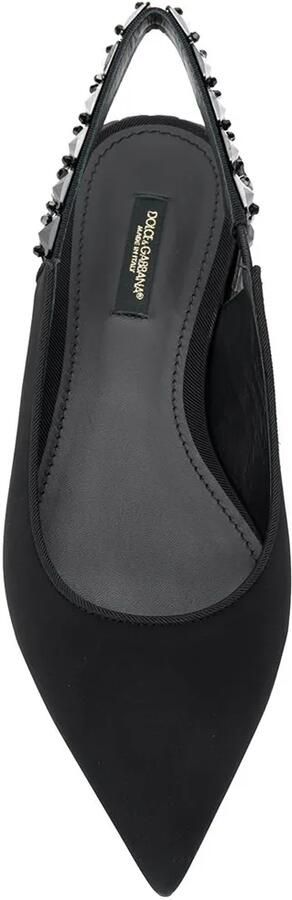 Dolce & Gabbana Slingback slippers Zwart - Foto 4