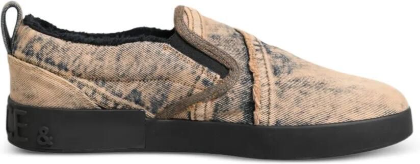 Dolce & Gabbana Slip-on sneakers Beige