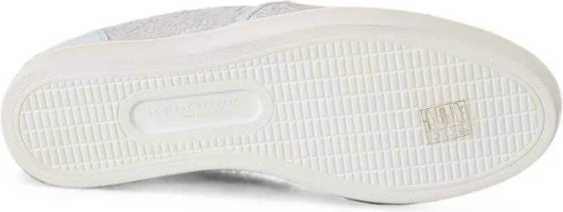 Dolce & Gabbana Slip-on sneakers verfraaid met kant Wit - Foto 5