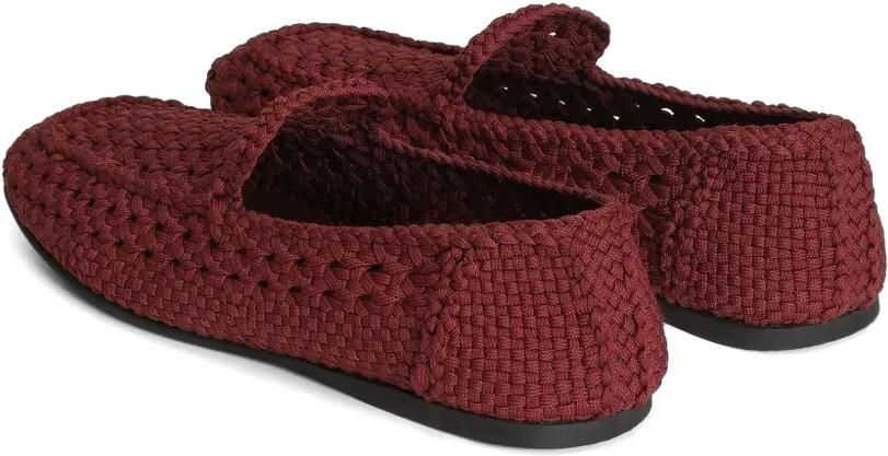 Dolce & Gabbana Slippers van geweven stof Rood - Foto 3