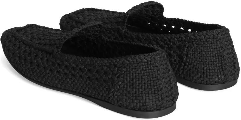 Dolce & Gabbana Slippers van geweven stof Zwart - Foto 4