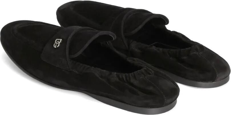 Dolce & Gabbana Slippers van kalfsleer Zwart - Foto 3