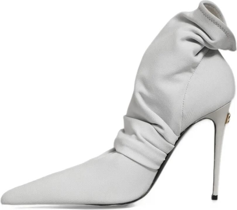 Dolce & Gabbana slouchy pointed-toe ankle boots Grijs - Foto 4