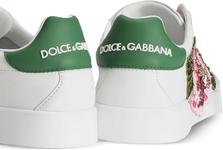 Dolce & Gabbana Sneakers met bloemenpatch Wit - Foto 2