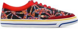 Dolce & Gabbana Sneakers met Carretto-print Zwart