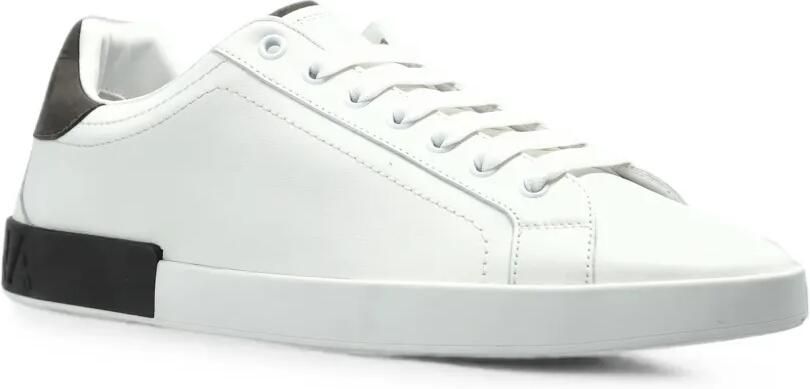 Dolce & Gabbana Sneakers met contrasterende hak en logo-reliëf Wit - Foto 3