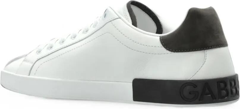 Dolce & Gabbana Sneakers met contrasterende hak en logo-reliëf Wit - Foto 4