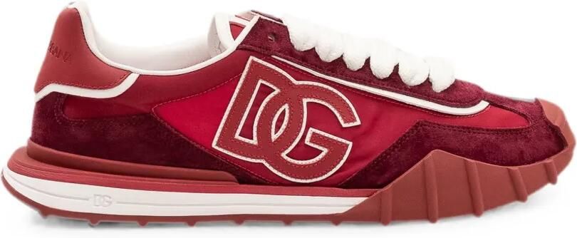 Dolce & Gabbana Sneakers met DG-logo Rood