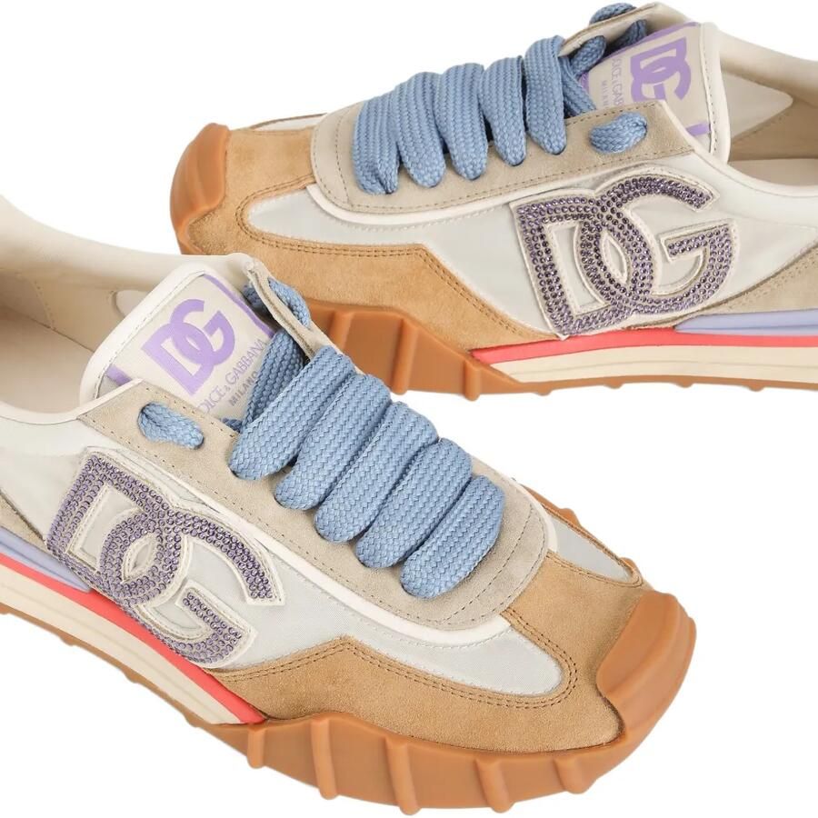 Dolce & Gabbana Sneakers met logo Beige - Foto 2