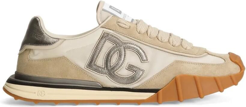 Dolce & Gabbana Sneakers met logo Beige