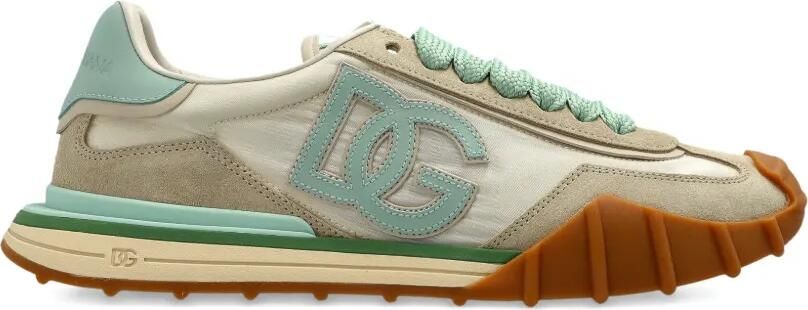 Dolce & Gabbana Sneakers met logo Beige