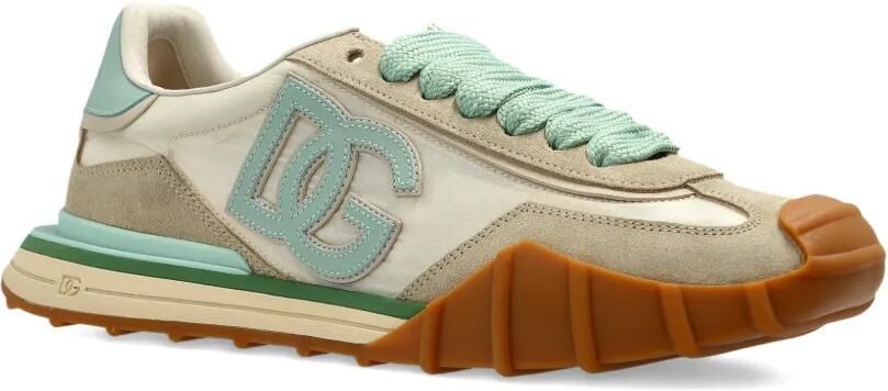 Dolce & Gabbana Sneakers met logo Beige - Foto 4