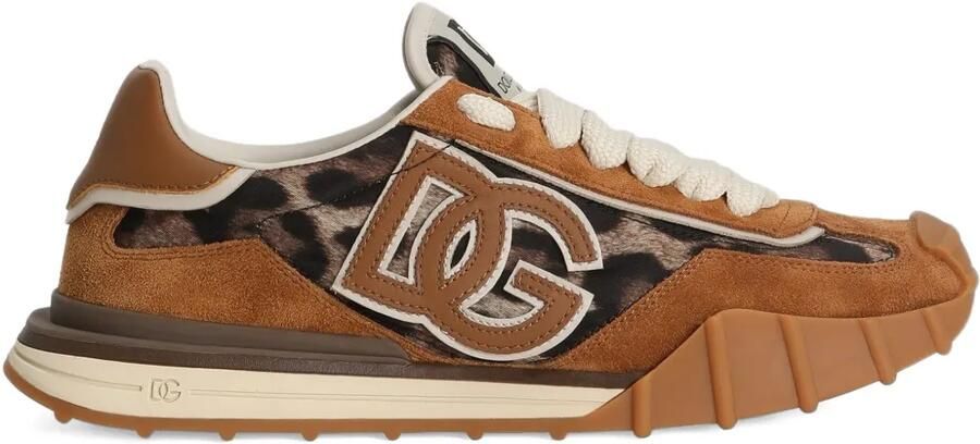 Dolce & Gabbana Sneakers met logo Bruin