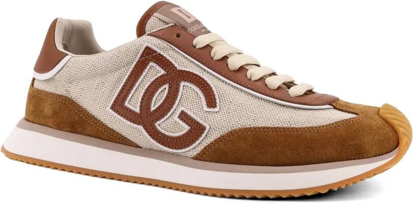 Dolce & Gabbana Sneakers met logodetails Beige - Foto 3