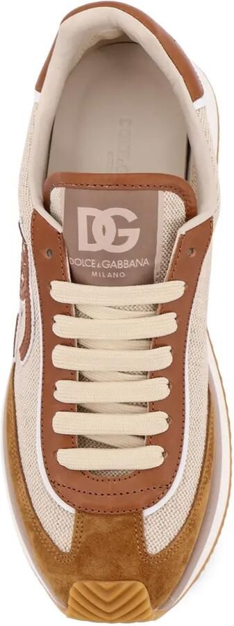 Dolce & Gabbana Sneakers met logodetails Beige - Foto 4