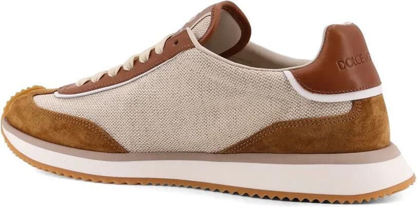 Dolce & Gabbana Sneakers met logodetails Beige - Foto 2