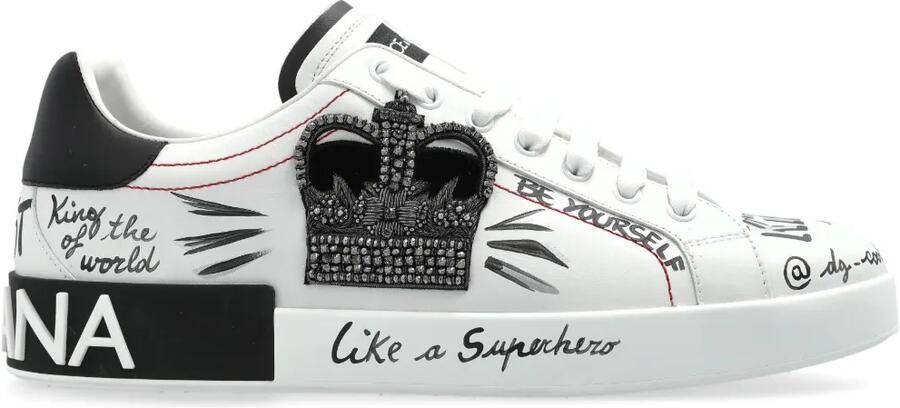 Dolce & Gabbana Sneakers met logopatch Wit