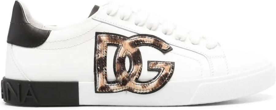 Dolce & Gabbana Sneakers met logopatch Wit