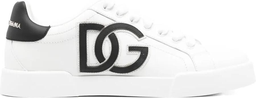 Dolce & Gabbana Sneakers met logopatch Wit