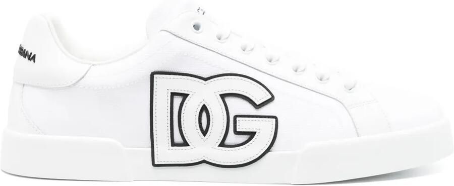 Dolce & Gabbana Sneakers met logopatch Wit
