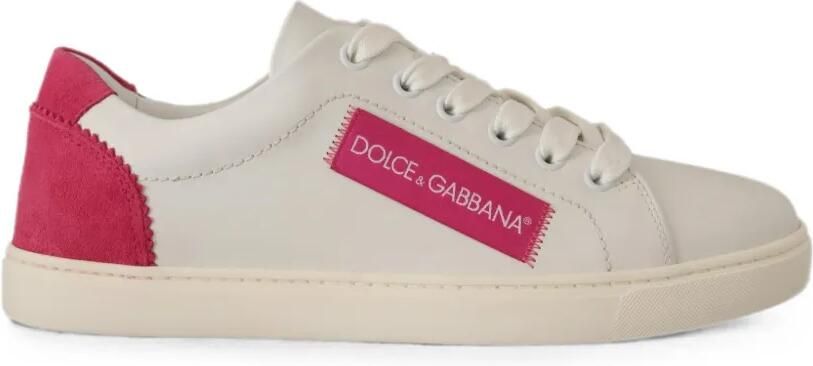 Dolce & Gabbana Sneakers met logopatch Wit