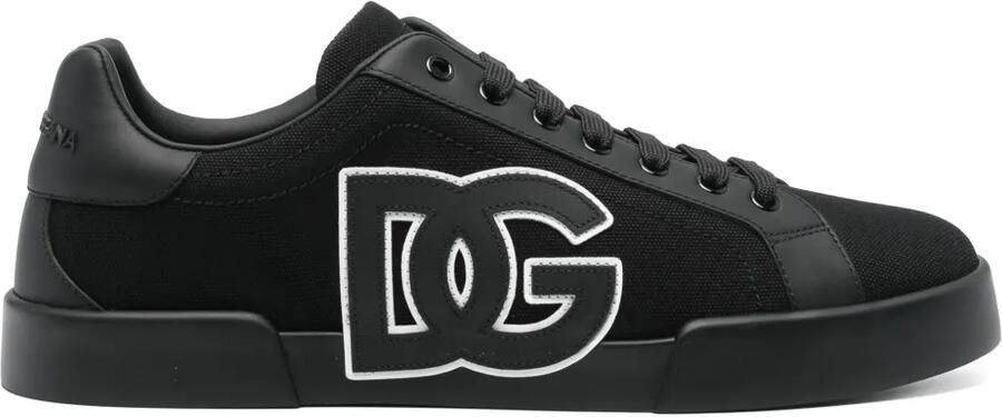 Dolce & Gabbana Sneakers met logopatch Zwart