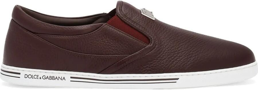 Dolce & Gabbana Sneakers met logoplakkaat Rood