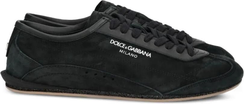 Dolce & Gabbana Sneakers met logoprint en vlakken Zwart
