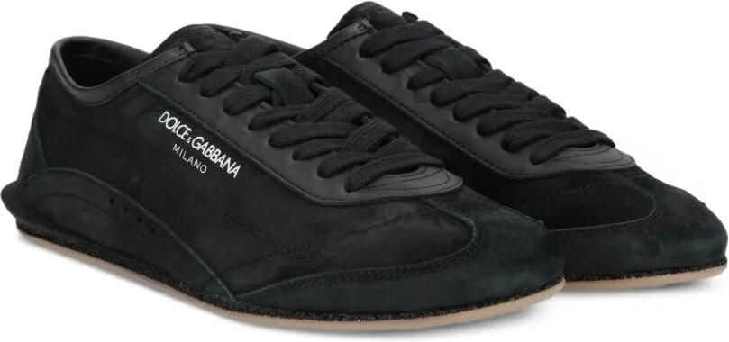 Dolce & Gabbana Sneakers met logoprint en vlakken Zwart - Foto 4