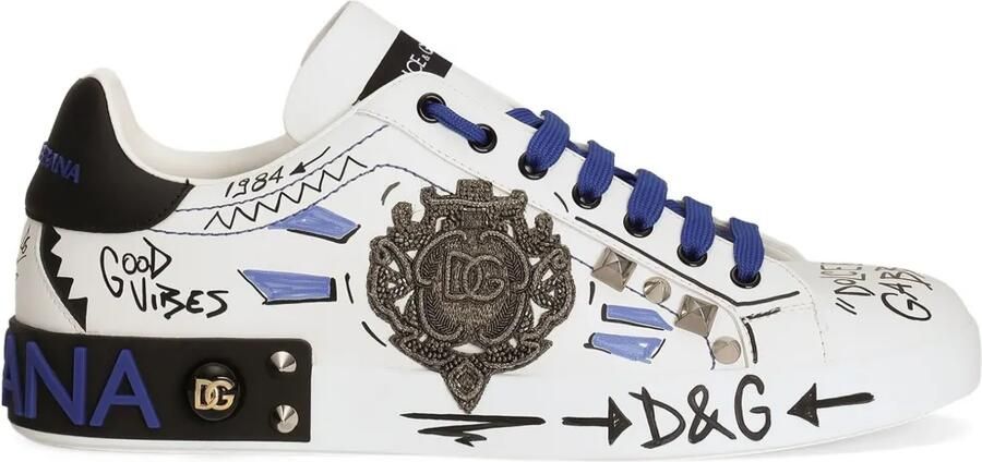 Dolce & Gabbana Sneakers met logoprint Wit