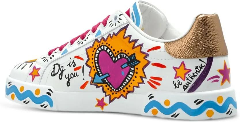 Dolce & Gabbana Sneakers met logoprint Wit - Foto 3