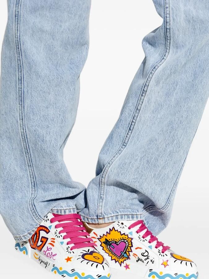 Dolce & Gabbana Sneakers met logoprint Wit - Foto 2