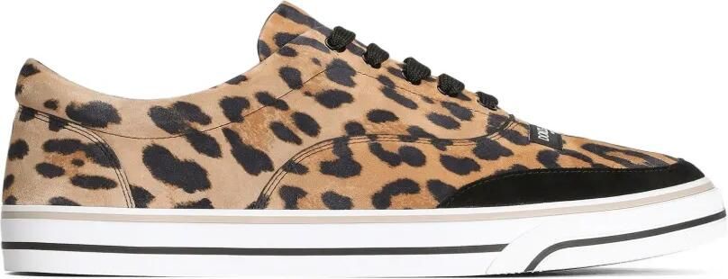 Dolce & Gabbana Sneakers met luipaardprint Beige