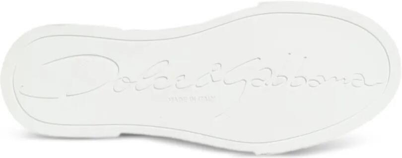 Dolce & Gabbana Sneakers met patchwork en brokaat-textuur Rood - Foto 5