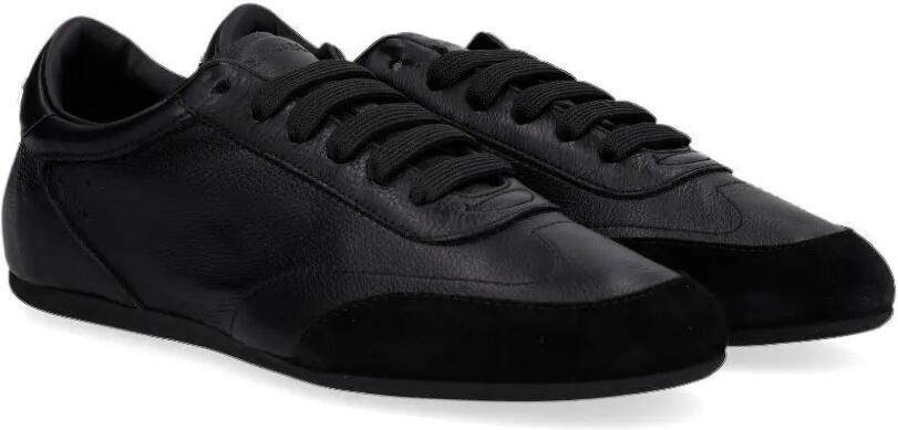 Dolce & Gabbana Sneakers met suède vlak Zwart - Foto 4