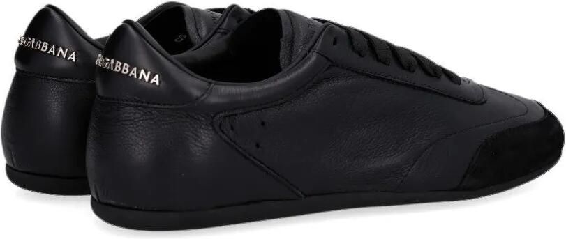 Dolce & Gabbana Sneakers met suède vlak Zwart - Foto 5