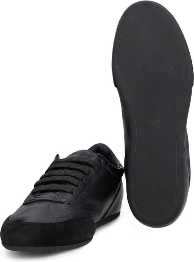 Dolce & Gabbana Sneakers met suède vlak Zwart - Foto 2